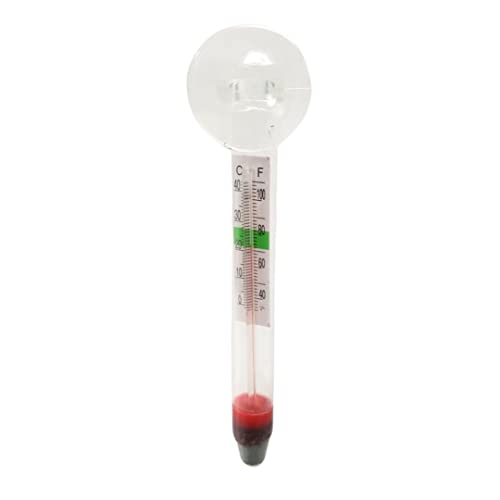 AquaOne Thermometer mit Saugnapf für Süß & Meerwasser geeignet WDJ-02 Temperatur Thermostat Aquarium