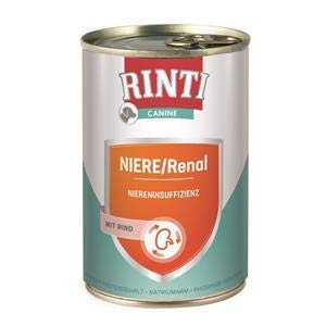 Rinti Canine Niere/Renal Rind | 6X 400g Diät-Hundefutter nass