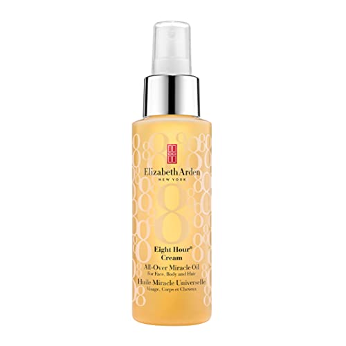 Elizabeth Arden Eight Hour Cream – All-Over Miracle Oil, 100 ml, reichhaltiges Pflegeöl für Gesicht, Körper & Haar, intensive Feuchtigkeitspflege von Kopf bis Fuß