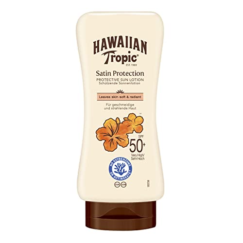 Hawaiian Tropic Satin Protection Sun Lotion Sonnencreme LSF 50+, 180 ml, 1er Pack