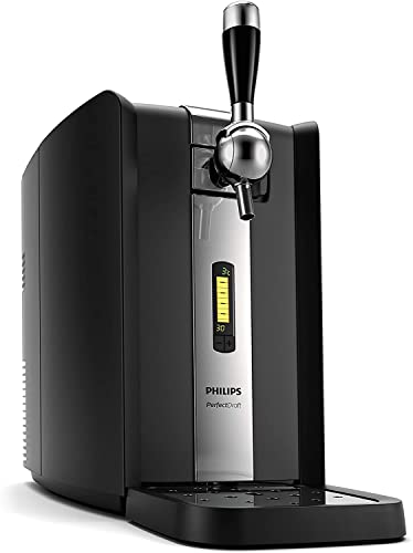 Philips PerfectDraft - Bierzapfmaschine, 6-Liter-Fässer, 30 Tage Bier, 3 °C LCD-Display, 70 W Leistung (HD3720/25)