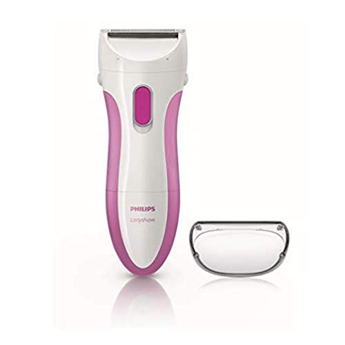 Philips Rasierer Ladyshave Wet & Dry HP6341/00 – Elektrischer, kabelloser Damenrasierer für Achseln, Beine und Bikinizone zur Anwendung auf nasser oder trockener Haut