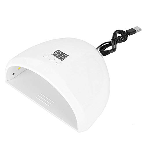 Uxsiya Nagelhärtungstrockner Langlebiger intelligenter LED-Nageltrockner für Frauen für den täglichen Gebrauch(White)