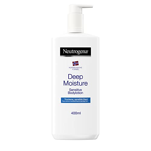 Neutrogena Norwegian Formula Body Lotion Deep Moisture Sensitive Fragrance Free für empfindliche trockene Haut 400ml