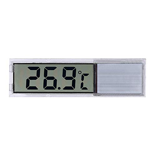 Vvciic Aquarium-Thermometer LCD-Digital-elektronisches Aquarium 3D Digital Temperatur-Messinstrument-Aufkleber Fisch-Garnele-Schildkröte