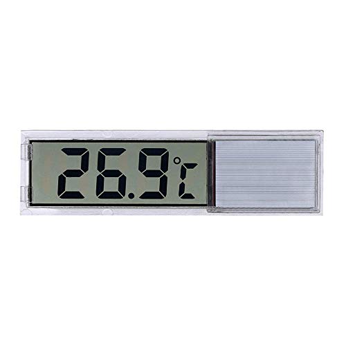 Vvciic Aquarium-Thermometer LCD-Digital-elektronisches Aquarium 3D Digital Temperatur-Messinstrument-Aufkleber Fisch-Garnele-Schildkröte