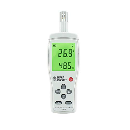 HYY-YY Feuchte-Temperatur-Messgerät Digital Hygrometer Messgerät Temperatur-Feuchtigkeits-Sensor -10~50C 5% ~ 98% AS837 Präzisions-Messgerät