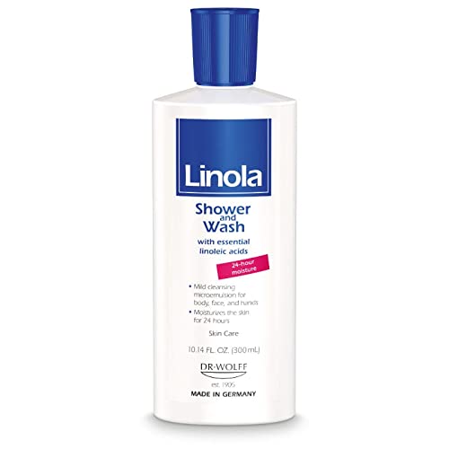 Linola Dusch und Wasch, 1 x 300 ml - für trockene oder zu Neurodermitis neigende Haut