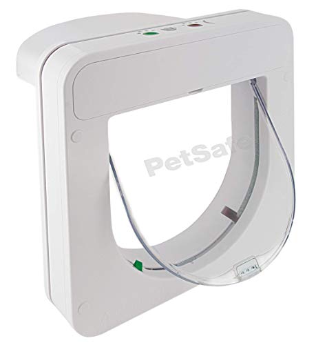 PetSafe Petporte smart flap Mikrochip Katzenklappe, Automatischer Zugang mit Chip-Erkennung, Für Katzen bis 7 kg