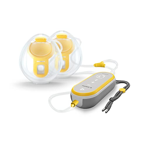 Medela Freestyle Hands-Free Milchpumpe | Nummer 1 Marke in Krankenhäusern | Leichte, tragbare und diskrete elektrische Doppelmilchpumpe mit App-Konnektivität