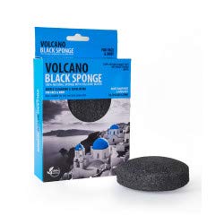 Volcano Konjac-Schwamm, Schwarz