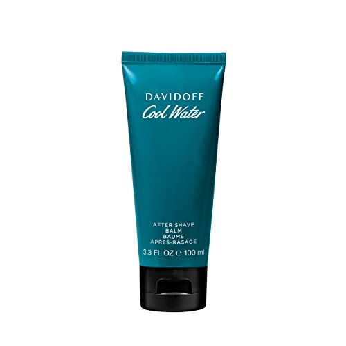 DAVIDOFF Cool Water Man After Shave Balm, aromatisch-frischer Herrenduft, pflegt und kühlt nach der Rasur, 100ml