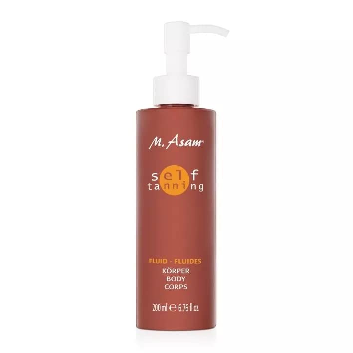 M. Asam SUN Self Tanning Fluid (200 ml) – Selbstbräuner für den Körper mit Sofort- & Langzeit-Effekt, natürlich wirkende & langanhaltende Bräune, feuchtigkeitsspende Inhaltsstoffe