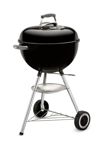 Weber Classic Kettle Holzkohlegrill, 47 cm, Schwarz (1241304)