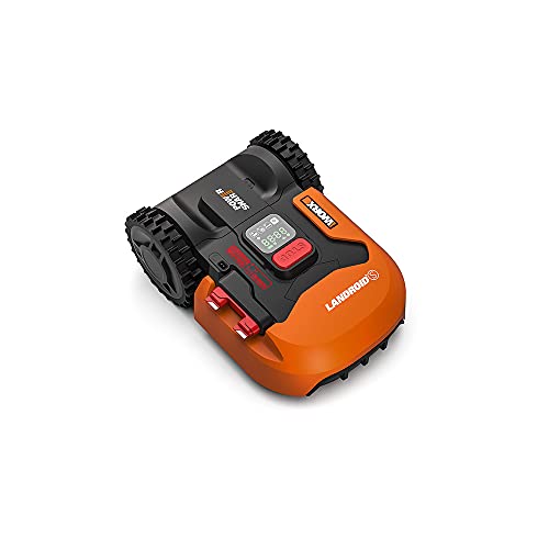 Worx Landroid S WR130E Mähroboter / Akkurasenmäher für kleine Gärten bis 300 qm / Selbstfahrender Rasenmäher für einen sauberen Rasenschnitt