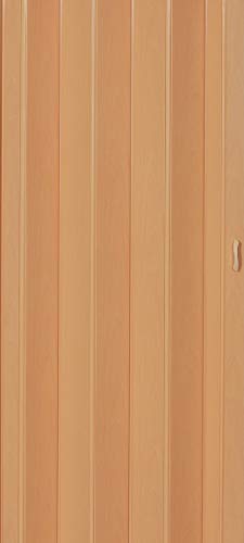 Falttür Schiebetür Tür buche farben Höhe 202 cm Einbaubreite bis 96 cm Doppelwandprofil Neu TOP-Qualität p043-96