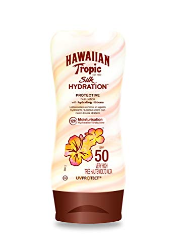 Hawaiian Tropic Silk Hydration Protective Sun Lotion Sonnencreme LSF 50, 180 ml, 1 St