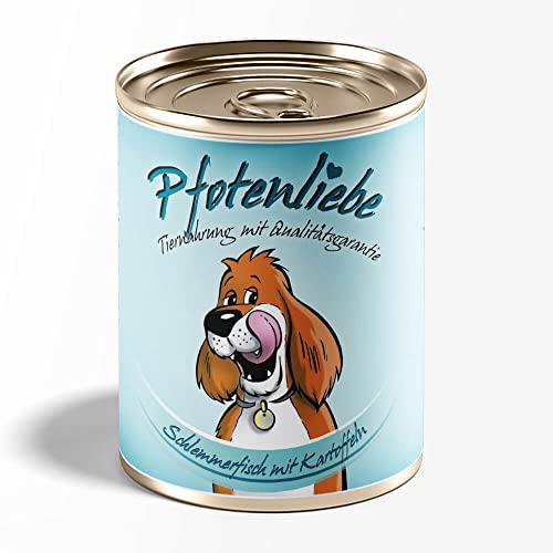 Biohundefutter in Premium Qualität | Natürlich ohne Chemie | Machen Sie Ihren Hund glücklich! | 400g | freie Sortenwahl (Schlemmerfisch mit Kartoffeln)