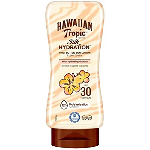 Hawaiian Tropic Silk Hydration Protective Sun Lotion Sonnencreme LSF 30, 180 ml, 1er Pack