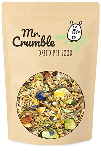 Mr. Crumble Dried Pet Food Großer Körnerschatz, Hamster-Futter für Teddy- und Goldhamster, 1000g