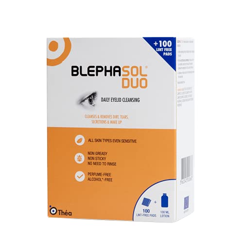 Thea Pharma GmbH Blephasol Duo Lotion + Reinigungspads zur Lidhygiene, 1 stück Kombipackung, 100 ml