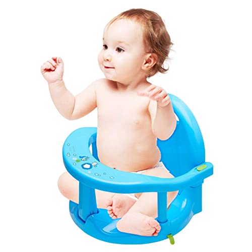 Baby-Badewannensitz | Rutschfester faltbarer Baby-Badesitz | Badewannenstuhl für Kleinkinder mit Saugnäpfen für Stabilität, Baby-Badewannensitz, Baby-Badewannensitz, Neugeborenes Geschenk Pratvider