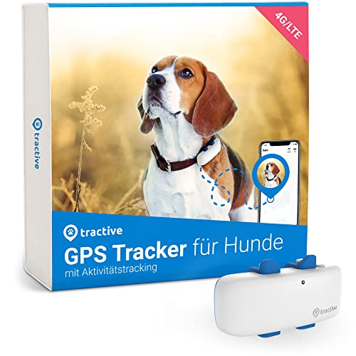 Tractive GPS DOG 4. Tracker für Hunde. Empfohlen von Martin Rütter. Immer wissen, wo dein Hund ist. Halte ihn mit Aktivitätstracking fit. Unbegrenzte Reichweite. (Schneeweiß)
