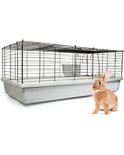 PETGARD Kaninchenstall und Meerschweinchenkäfig, großes Gehege auch für andere mittelgroße Nager geeignet, 119x59x46 cm, Sammy 120