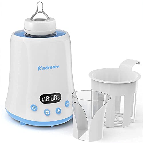 Flaschenwärmer Baby, Sterilisator für Babyflaschen und Babykostwärmer, wärmflasche, zum Erwärmen und Warmhalten von Babynahrung, Erinnerungsfunktion, geeignet für alle Babyflaschen, LCD-Display