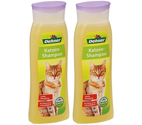 Dehner Katzen-Shampoo, 2 x 300 ml (600 ml)