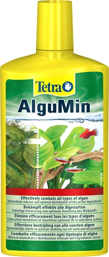 Tetra AlguMin - bekämpft schnell alle Arten von Algen im Aqarium und verhindert effektiv die Neubildung, 500 ml Flasche
