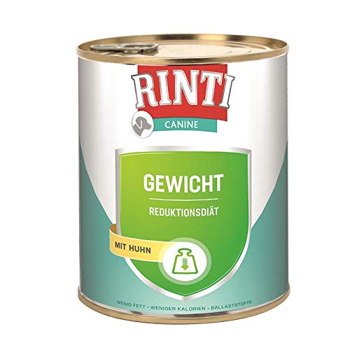 Rinti Canine Gewicht | 6X 800g Diät-Hundefutter nass