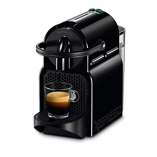 De'Longhi Nespresso Inissia EN 80.B, Hochdruckpumpe, Energiesparfunktion, kompaktes Design, 1260W, 32 x 12 x 23 cm, Schwarz