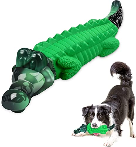 Aleath Hundespielzeug Unzerstörbares Kauspielzeug für Aggressives Kauen / Robuster Hunde Spielzeug Interaktives Naturkautschuk Hundespielzeug für Große Mittelgroße Hunde