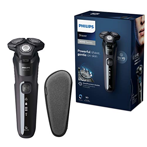 Philips S5588/30 Series 5000 Elektrischer Nass- und Trockenrasierer S5588/30, 5 Minuten Schnellladung