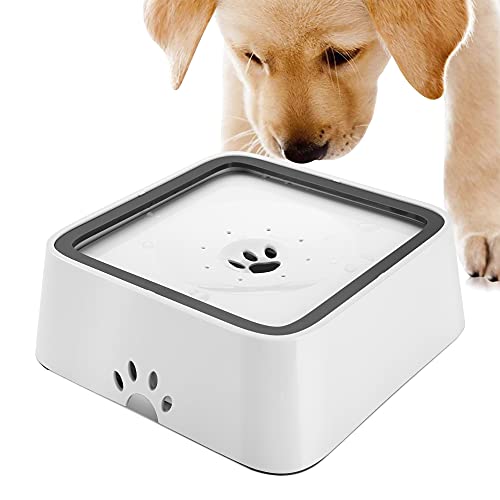 Wassernapf für Hunde, 2000ml Hunde Wassernapf Auslaufsicher mit Karbonfilter, Trinknapf Hund/Katzen mit rutschfest, Wassernapf für Hunde Unterwegs, Auto Reise Trinknapf, Kein Nasses Maul Mehr Haben