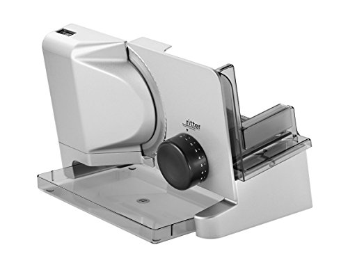 ritter Allesschneider E 16, elektrischer Allesschneider mit ECO-Motor, made in Germany, Silbermetallic