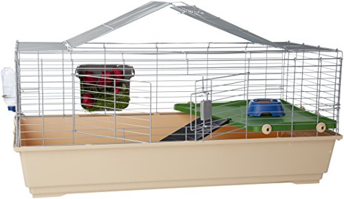 Amazon Basics – Kleintier-Käfig mit Zubehör, 124 x 68 x 52 cm, Jumbo