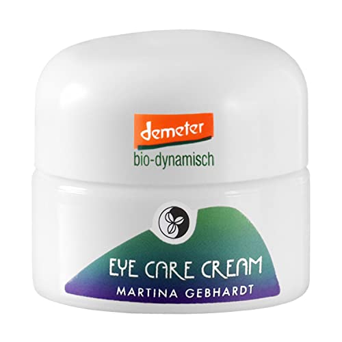 Martina Gebhardt EYE CARE Cream (15ml) • Vitaminreiche Bio-Augencreme gegen trockene Haut • Natürliche Anti-Falten Augenpflege • Naturkosmetik Feuchtigkeitscreme