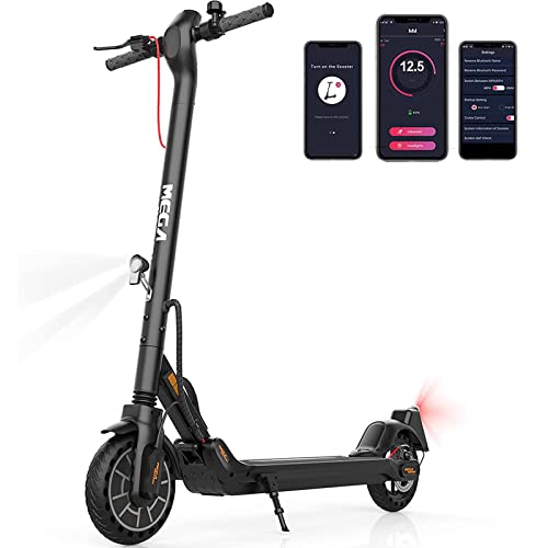 MEGA MOTION E Scooter mit Straßenzulassung, ABE Faltbarer Elektroroller 35 km Reichweite, 7.5 Ah Battery, 8,5 Zoll Vollgummireifen, mit App-Funktion,Geeignet für Erwachsene und Jugendliche