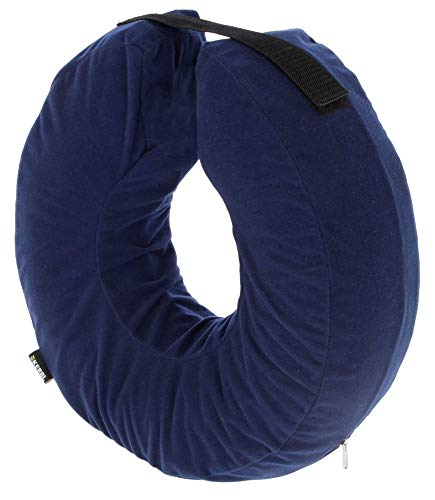 Kerbl Maxi-Pet 80834 Hundehalskrause, aufblasbar, blau, Halsumfang 18-30 cm