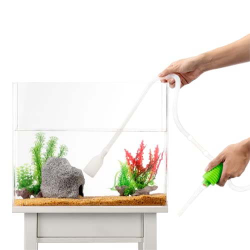 Luigi's Aquarium-/Fischtank-Siphon- und Kiesreiniger – eine Hand-Siphonpumpe zum Ablassen und Ersetzen Ihres Wassers in Minuten!