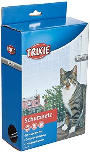 Trixie 44333 Schutznetz, 6 × 3 m, transparent