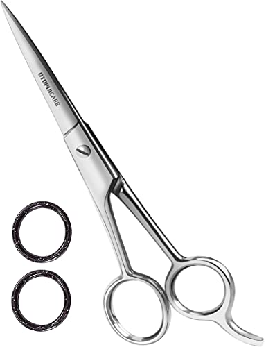 Utopia Care 5,5 zoll Edelstahl Haarschere Friseurschere - Professionelle Haar- und Bartschere - Professionelle Friseurschere - Scharf, Langlebig (Silber)