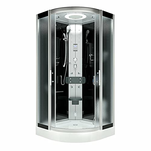 AcquaVapore Dampfdusche Duschtempel Sauna Dusche Duschkabine D46-13M2 90x90 cm ohne 2K Scheiben Versiegelung