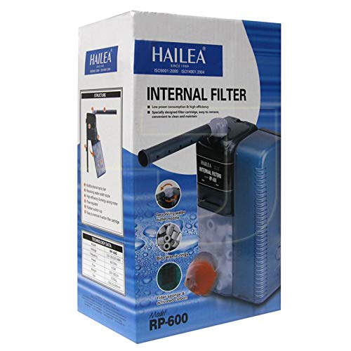 HAILEA RP-600 BIO Innenfilter mit Aktivkohle-Box Filter Süß- und Meerwasser