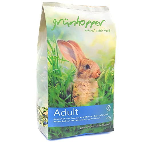 grünhopper Adult 5kg Strukturfutter Kaninchenfutter