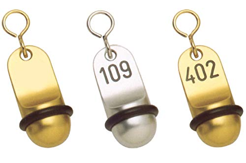 Hotelanhänger-70 x 30 mm-Aluminium-Mit,oder ohne Gravur-Schlüsselanhänger-Keyholder-Schlüssel-Keyrings (684 A -Alu.-silber mit bis zu 4-stelliger Zahl)