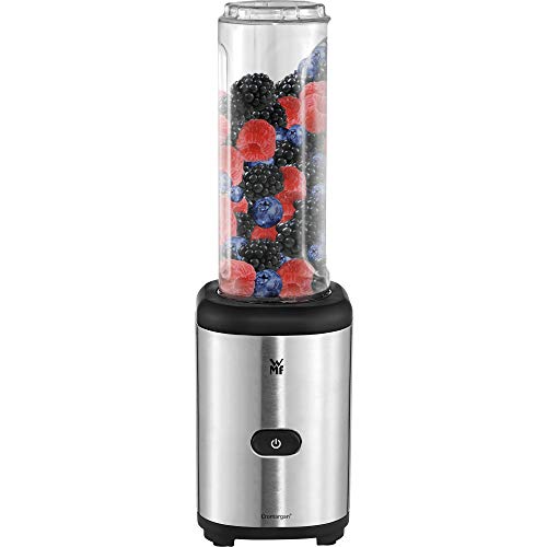 WMF Kult X Mix & Go Mini Smoothie Maker, Standmixer, Blender elektrisch, Shake Mixer 300 Watt, Tritan-Kunststoff Flasche