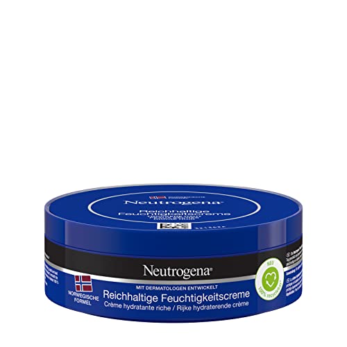 Neutrogena Norwegische Formel Feuchtigkeitscreme, reichhaltig, mit Vitamin E, für trockene Haut, 200ml